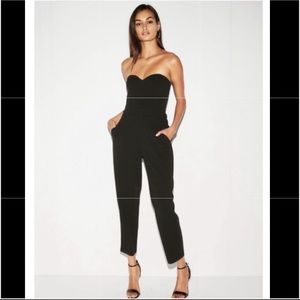 Express Sweetheart Neck Strapless Jumpsuit